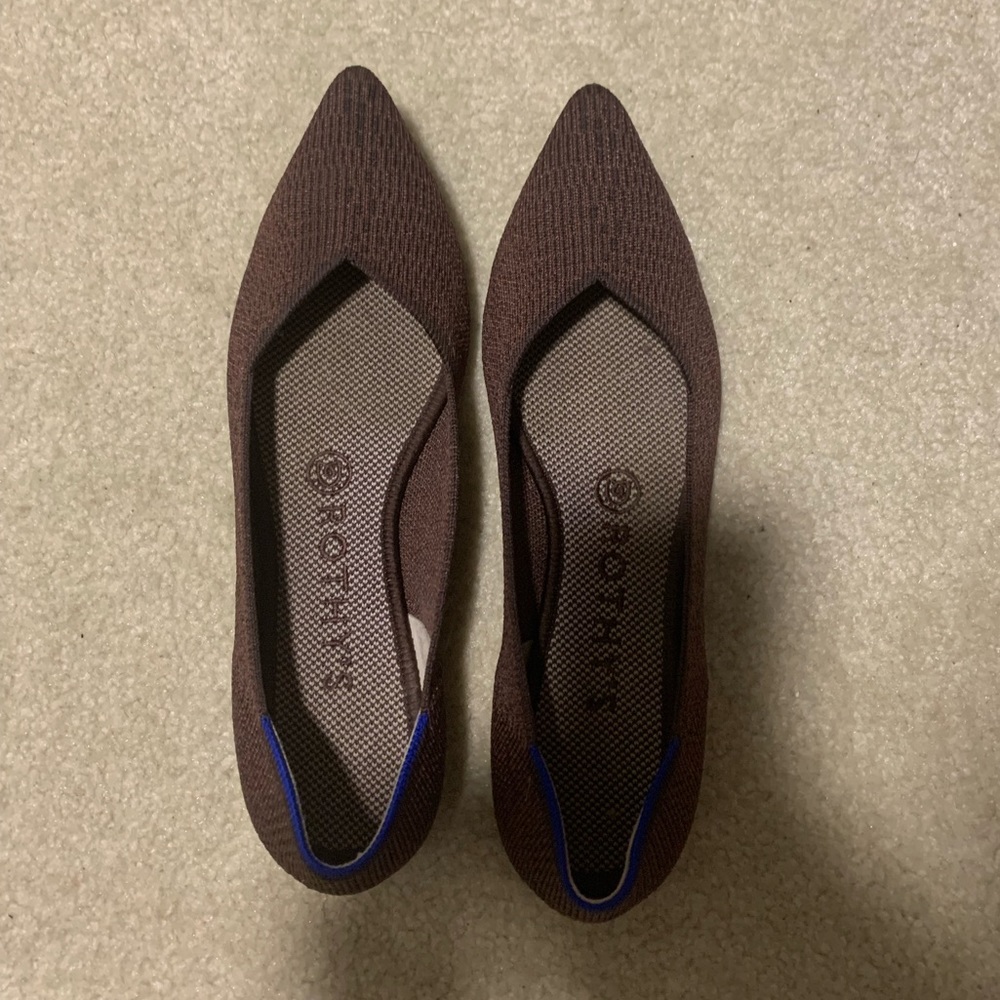 Rothy's Brown Snake Pattern Size 8 in EUC.